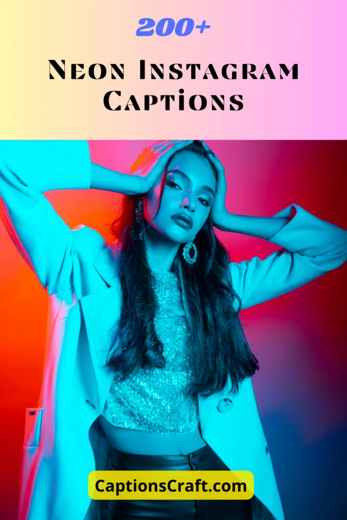 Neon Instagram Captions