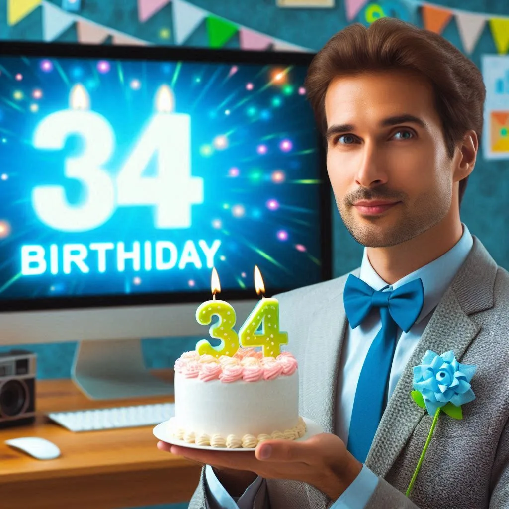 Celebrate Life with 34th Birthday Captions For Instagram and 123+ Creative Moments