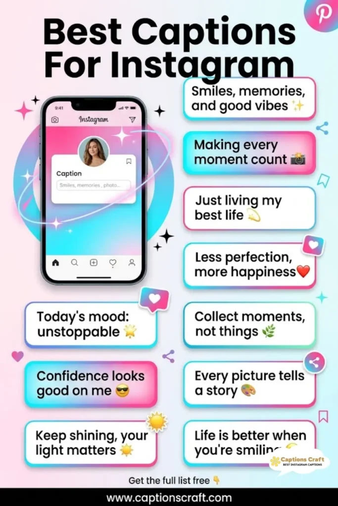 Unforgettable Best Captions For Instagram and Quotes to Spark Joy 129+ Times