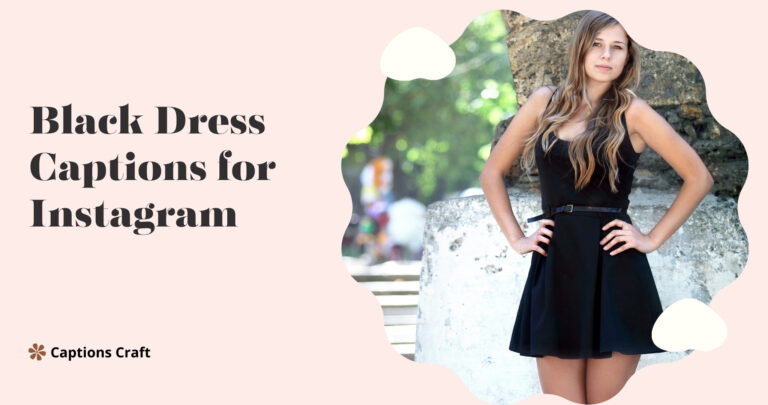 black dress captions for instagram 1