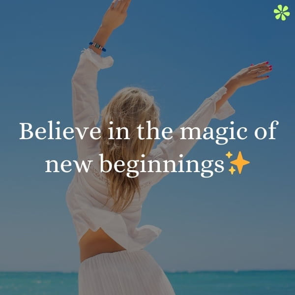 Believe in the enchantment of fresh starts - a captivating image symbolizing the power of new beginnings.