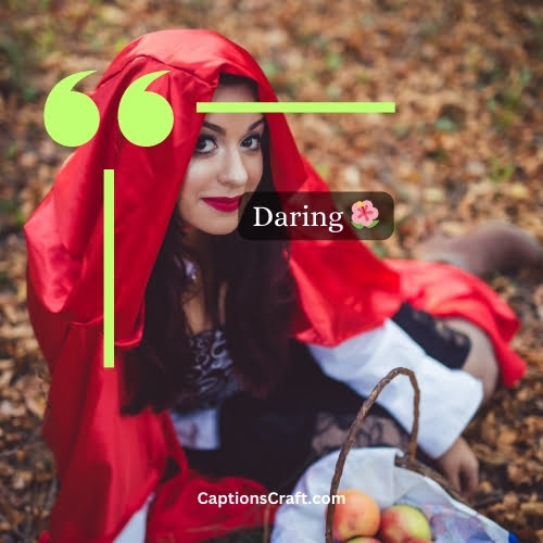 Best Red Riding Hood Captions For Instagram