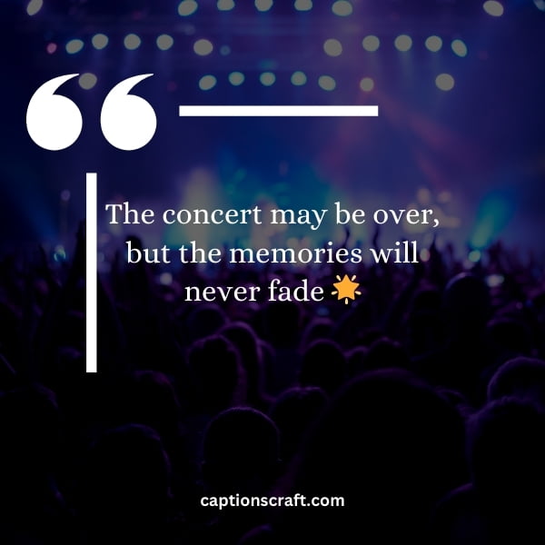 200+ Concert Captions To Rock Your Instagram Vibes!