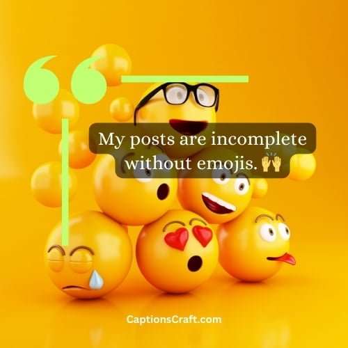 Best emoji captions for Instagram post