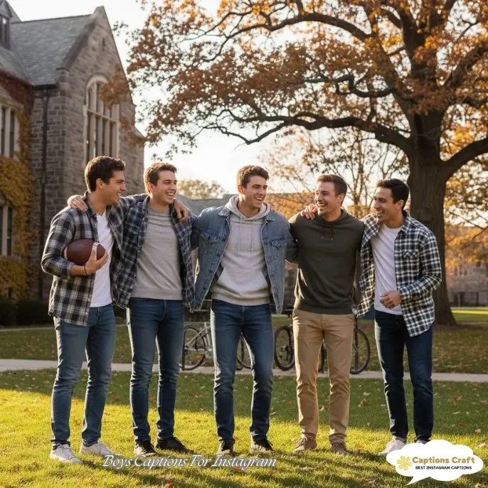 Boys Caption For Instagram