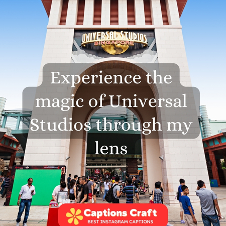Unleash the Magic: 200+ Universal Studios Instagram Captions for Thrill Seekers! 3 Captions for Universal Studios Instagram posts