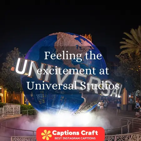 Captions for Universal Studios pictures
