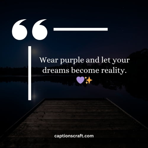 Captivating purple quotes for Instagram