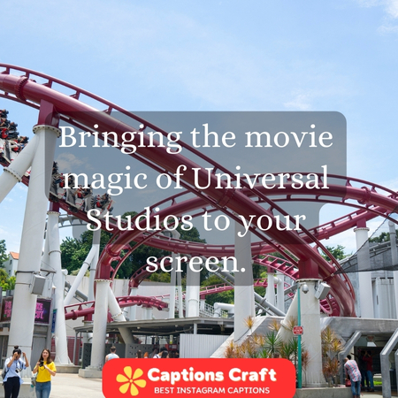 Unleash the Magic: 200+ Universal Studios Instagram Captions for Thrill Seekers! 4 Creative Universal Studios Instagram captions