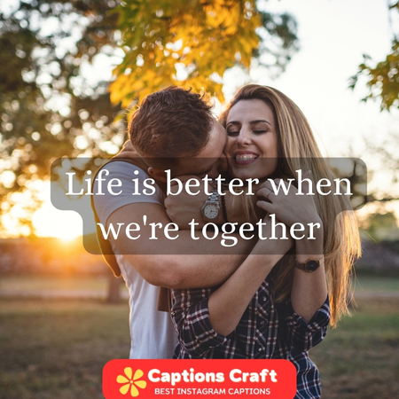 Cute Captions for Instagram with Girlfriend