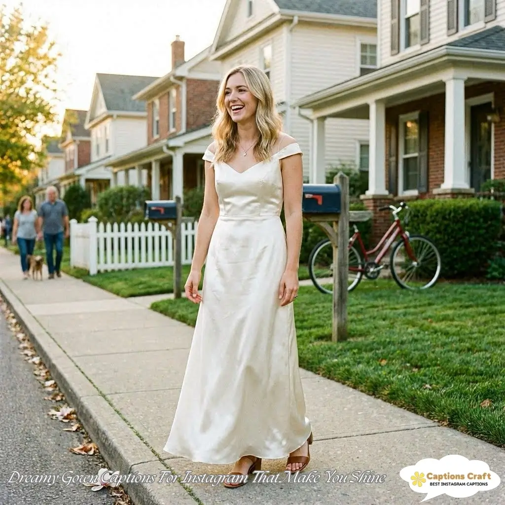 139+ Stunning Gown Captions For Instagram And Quotes That Shine Brightly