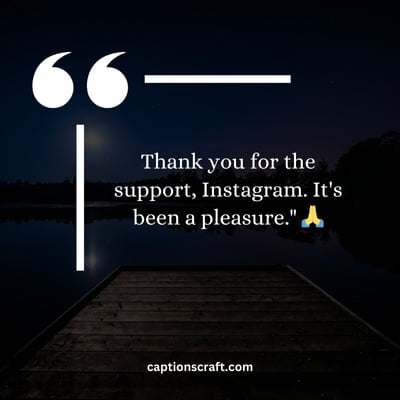 Farewell Instagram Captions Saying Goodbye in Style