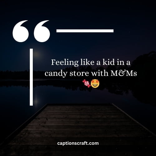 Feeling like a kid in a candy store with M&Ms 🍬🤩