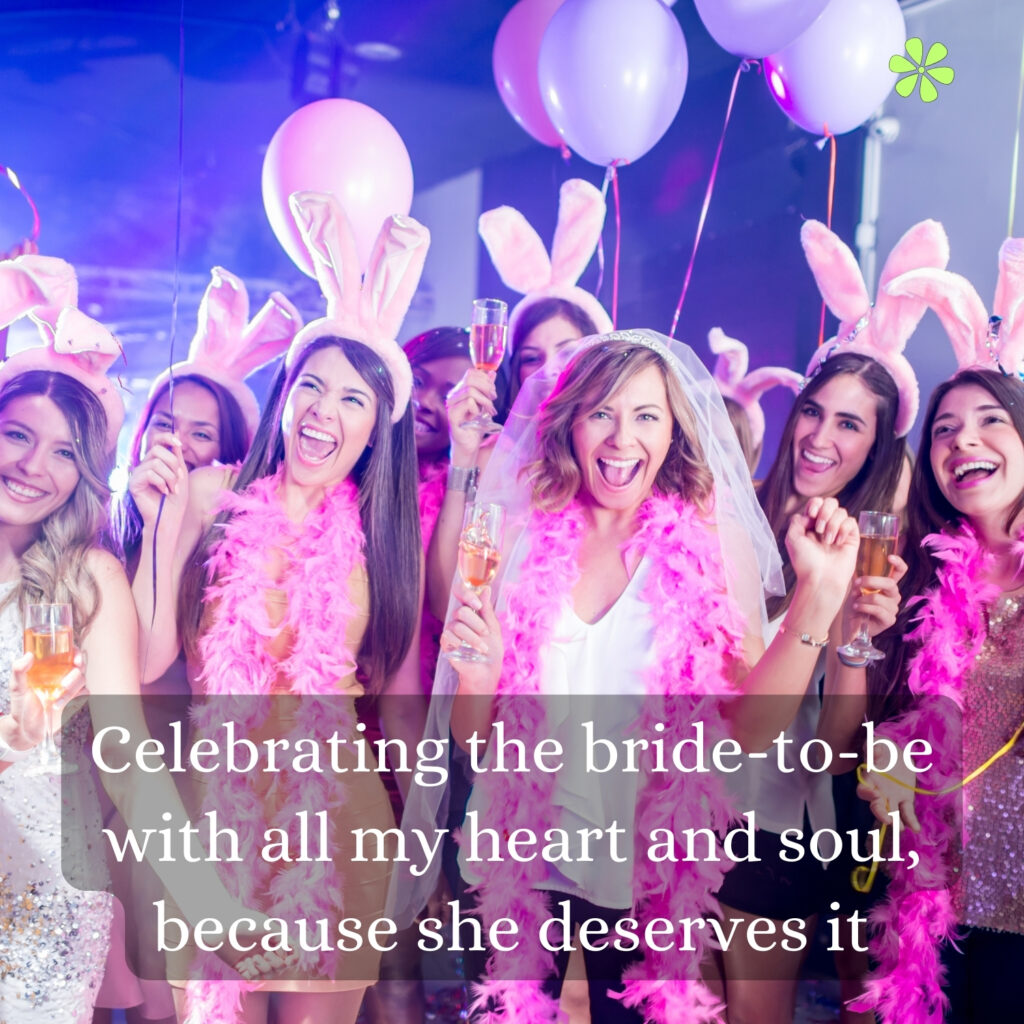Fun and creative bachelorette captions for Instagram