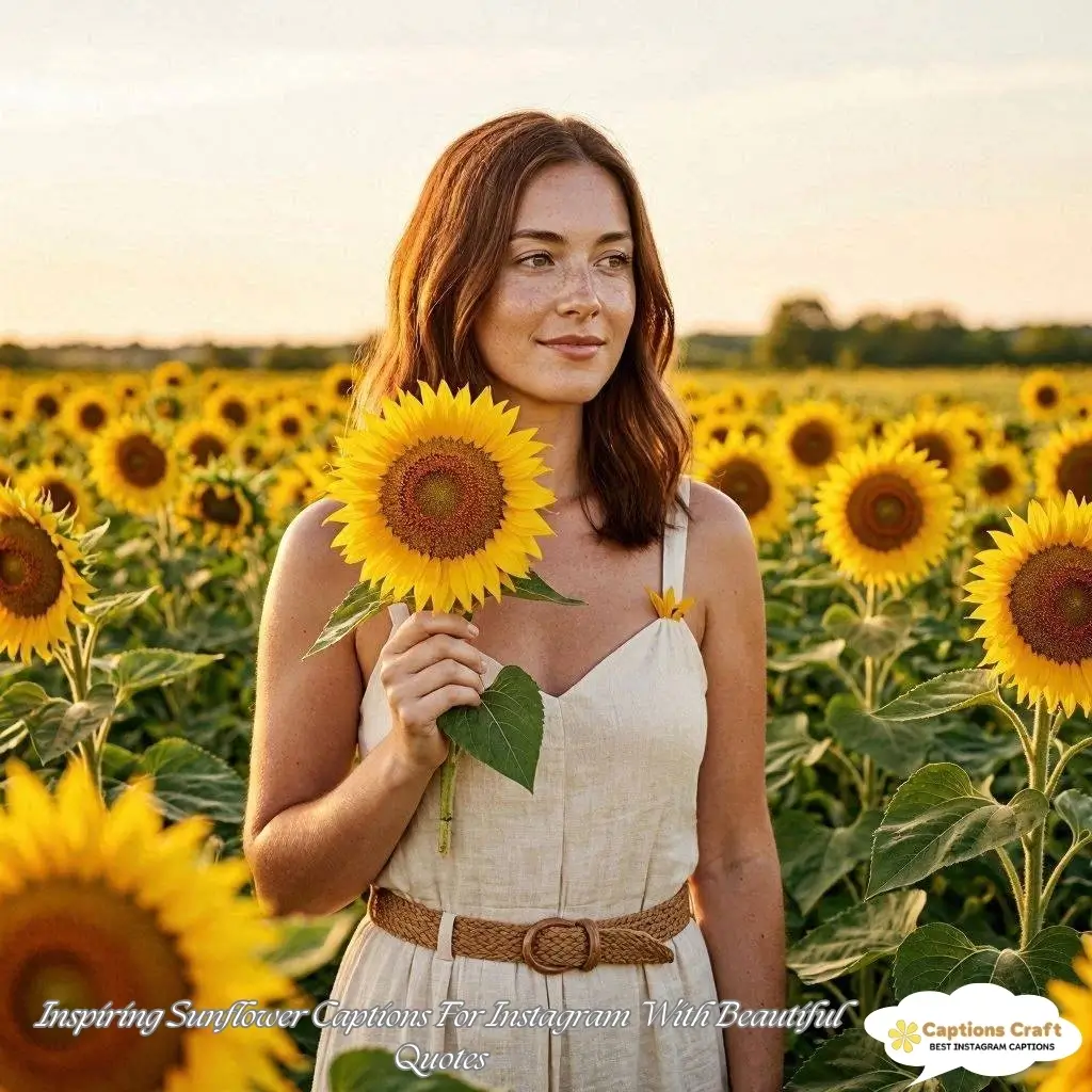 145+ Creative Sunflower Captions For Instagram and Quotes to Brighten Your Feed