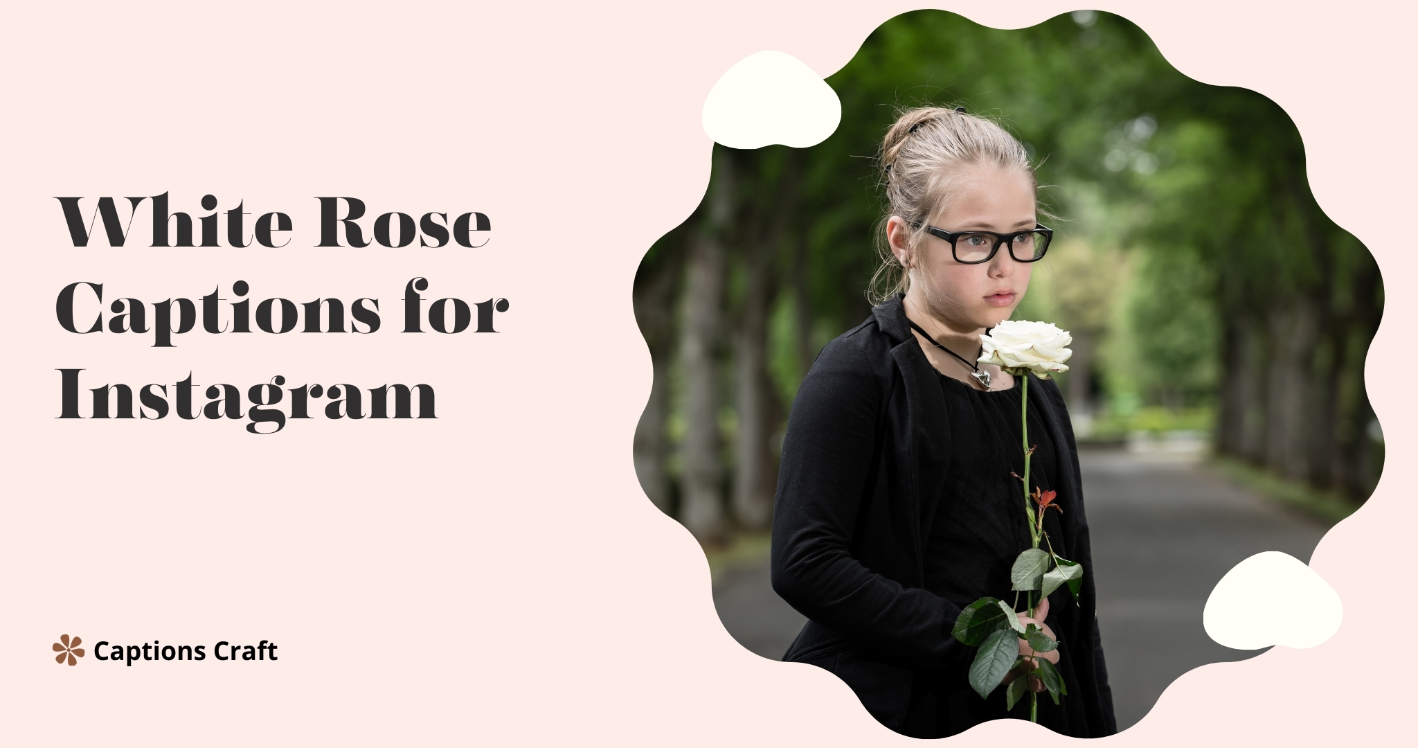 A beautiful white rose accompanied by an Instagram caption that will mesmerize your followers. Symbolizing purity and sophistication. Enhance your feed with this #WhiteRose #InstagramCaptions.