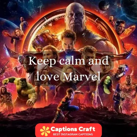 Marvel Movie Quotes for Instagram Captions