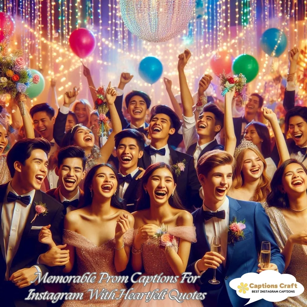 Memorable Prom Captions For Instagram With Heartfelt Quotes