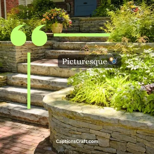 One Word Landscaping Captions For Instagram