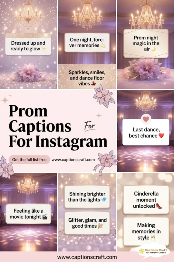 123+ Magical Prom Captions For Instagram and Quotes to Shine on Your Big Night