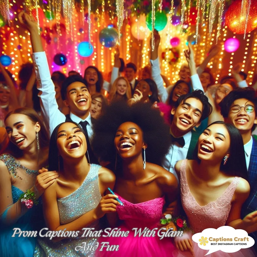 Prom Captions That Shine With Glam And Fun
