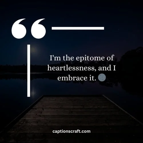 Heartless Hits: 200+ Savage Captions for Your Instagram Game! 4 Savage and heartless Instagram captions