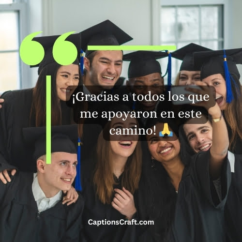 Spanish Graduation Captions