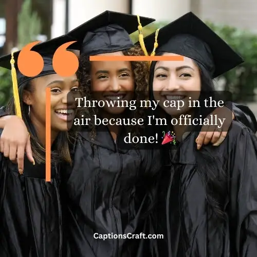 Three Word Graduation Captions On Instagram