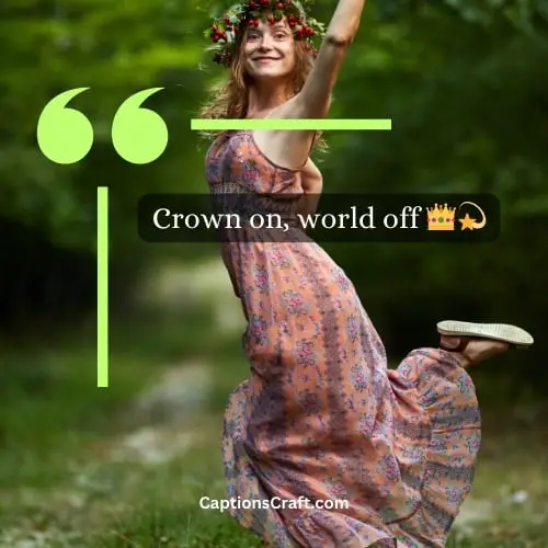 Three Word Queen Captions For Instagram