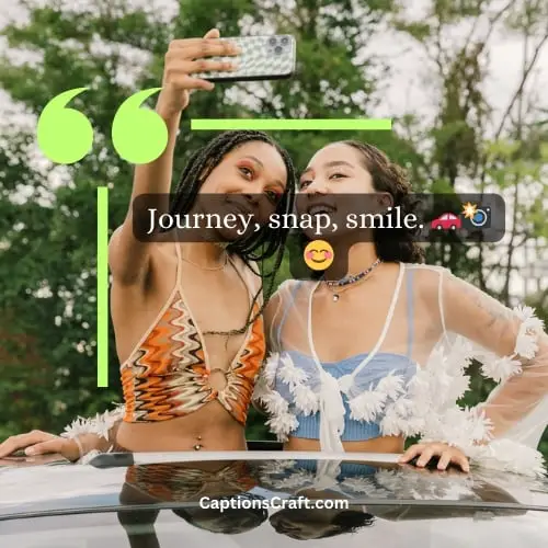 Three Word Selfie Car Captions For Instagram