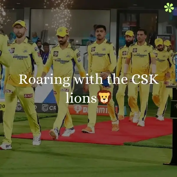 Top CSK captions for Instagram