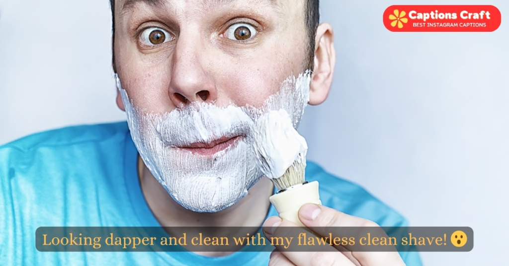 Trending clean shave captions for Instagram in India
