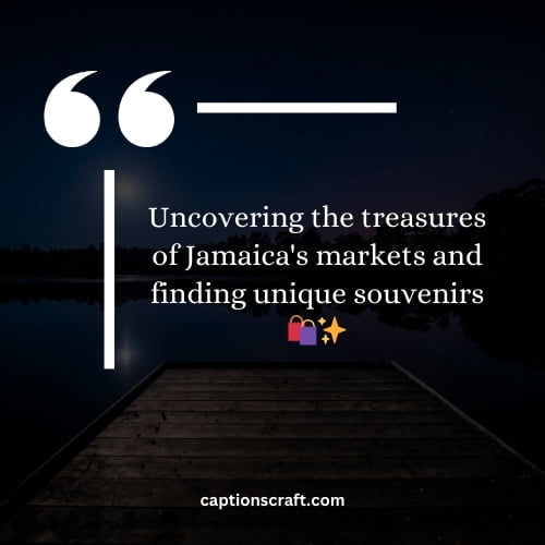 Uncovering the treasures of Jamaica's markets and finding unique souvenirs 🛍️✨