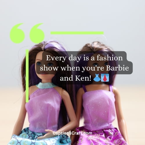 Unique Best Barbie And Ken Instagram Captions