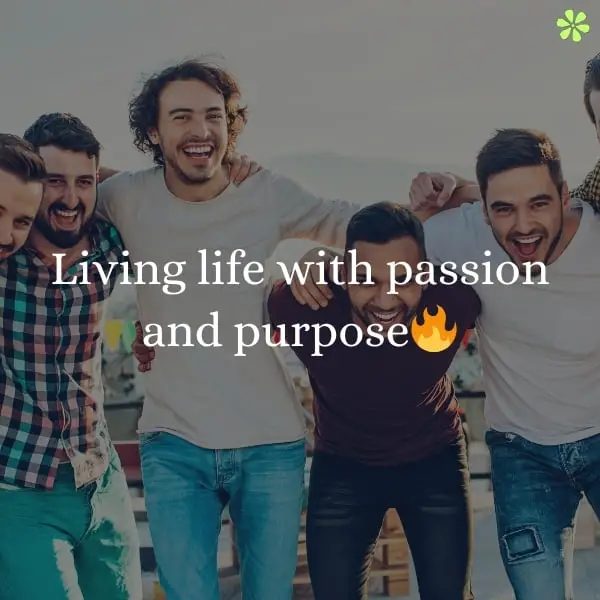 A vibrant image capturing the essence of living with passion and purpose.