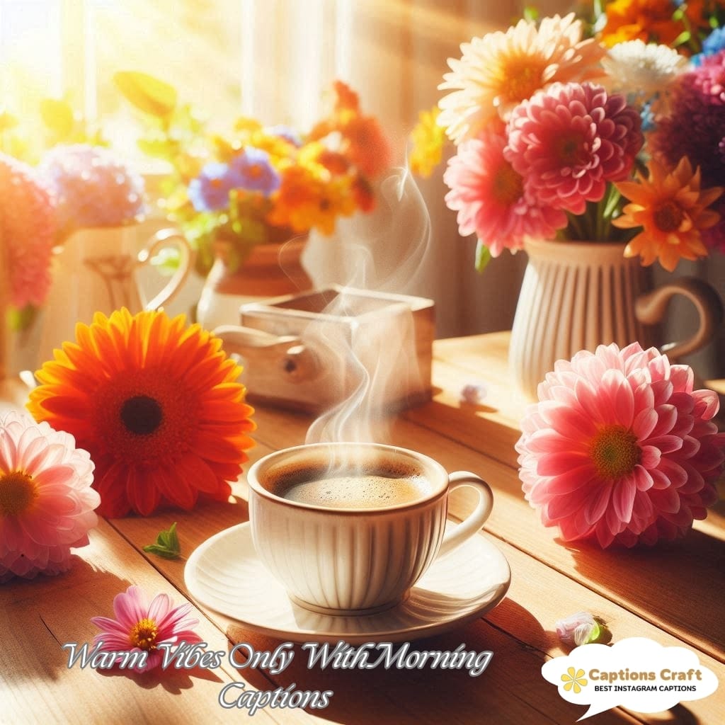 Warm Vibes Only With Morning Captions