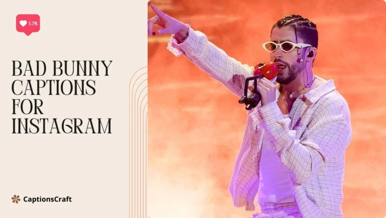 145+ Creative Bad Bunny Lyrics Captions For Instagram That Spark Joy