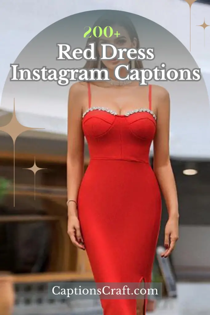 Caption For Red Dress Instagram