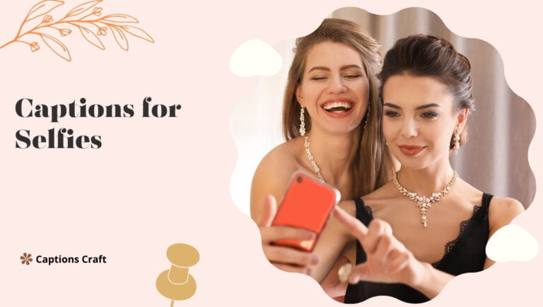 captions for selfies