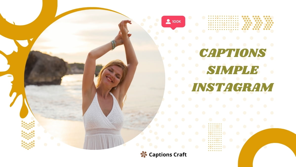 A simple Instagram caption with a minimalist design and clean typography. Perfect for enhancing your social media posts. #InstagramCaption