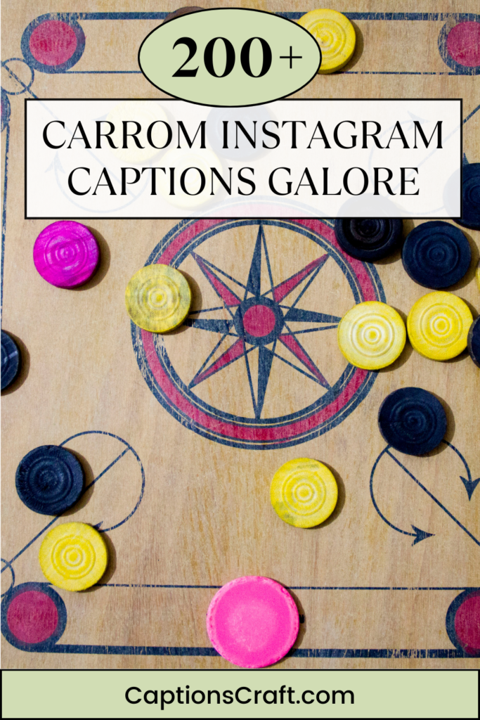 Carrom Captions for Instagram