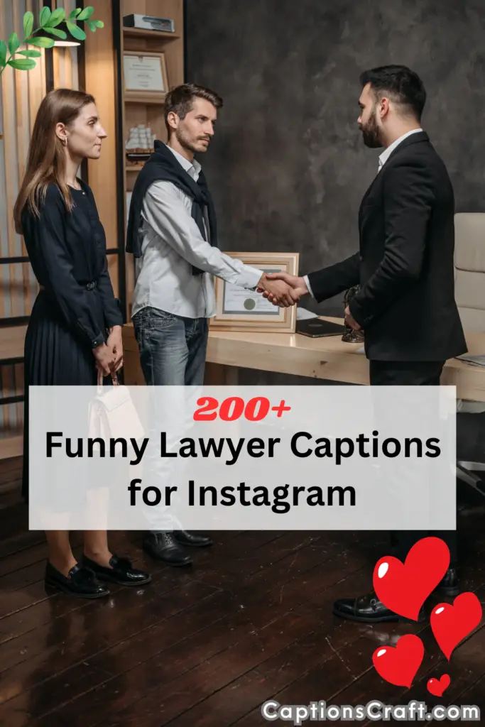 Funny Lawyer Captions for Instagram
