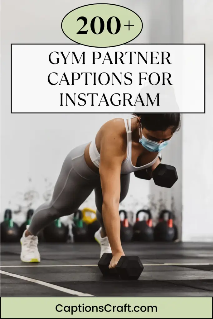 Gym Partner Captions For Instagram