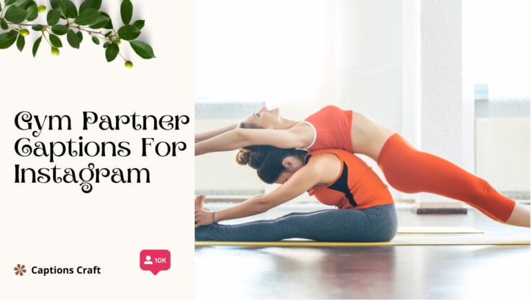 gym partner captions for instagram