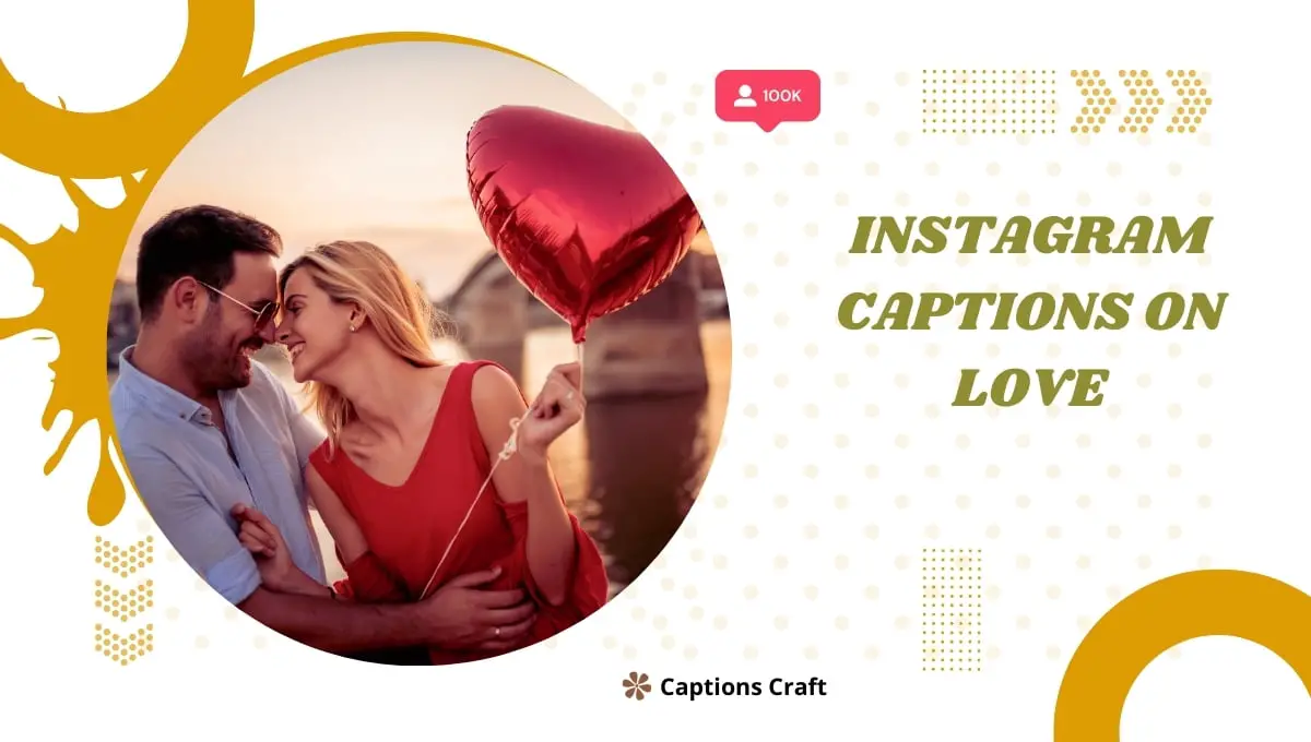 Instagram captions on love: "A couple holding hands, smiling, and looking into each other's eyes, expressing their love and affection."