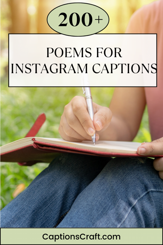 Poems for Instagram Captions