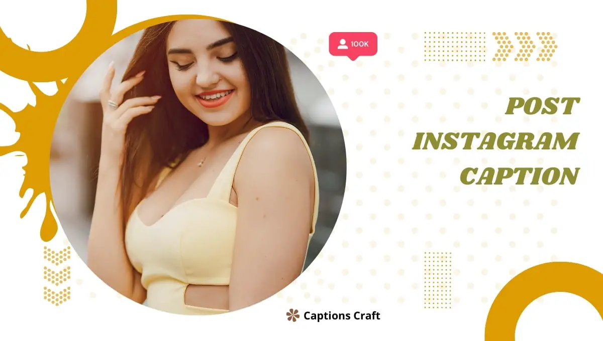 A mobile device showcasing an Instagram app with a photo and a caption field, enabling users to craft captivating captions for their Instagram posts.