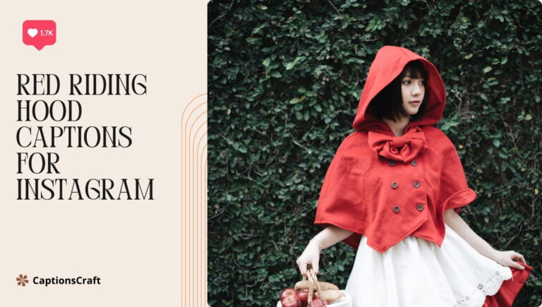 red riding hood captions for instagram