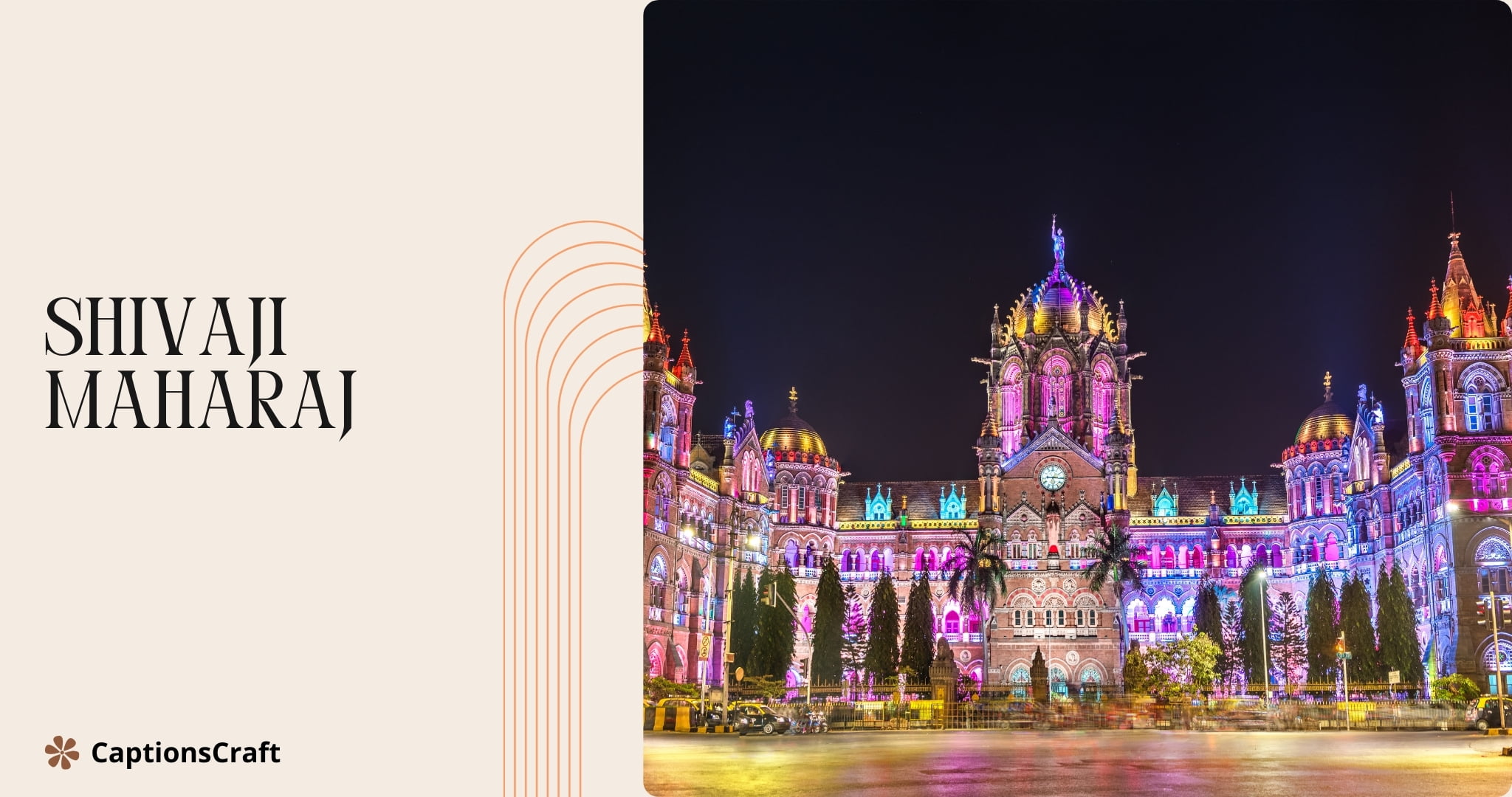 Shivaji Maharaj - The City of Lights: A majestic image of Shivaji Maharaj, symbolizing his brilliance and leadership in the city.