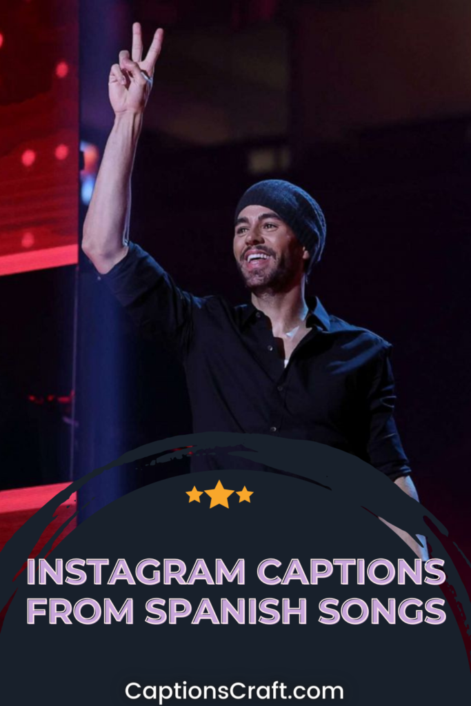 Spanish Song Captions for Instagram